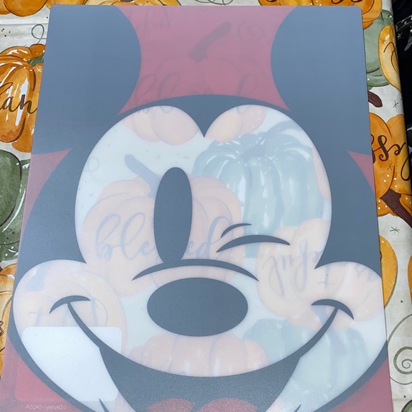 Disney Mickey Mouse Red and Black Cutting Mat - Picture 3 of 3